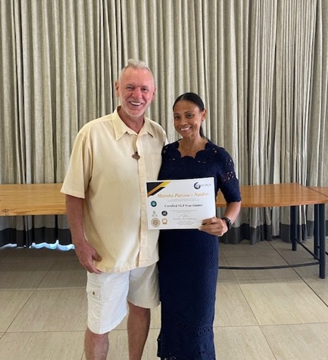 Seychellois life coach certifies in Neuro-Linguistic Programming
